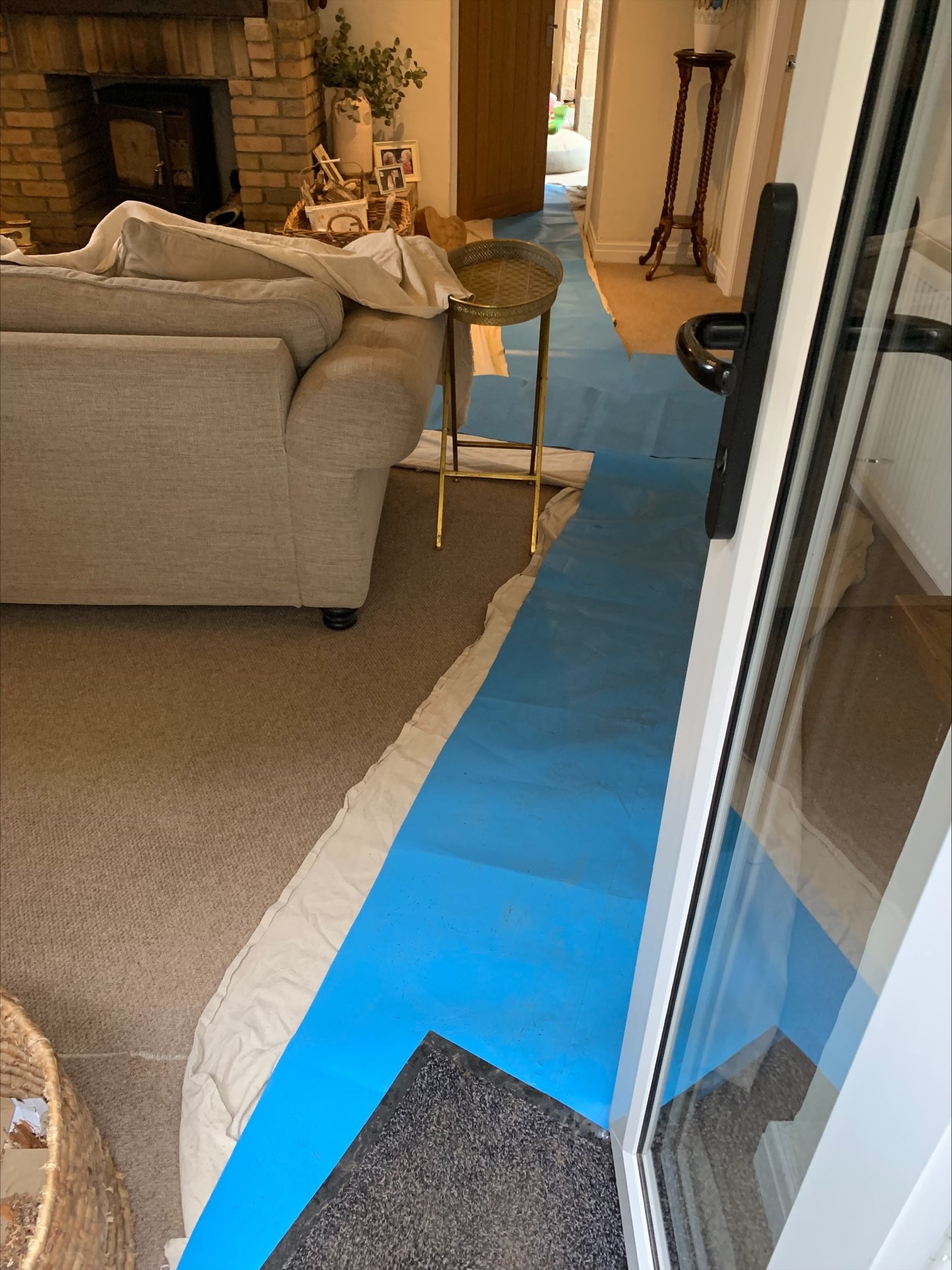 Sweeping two woodburners in Ogle