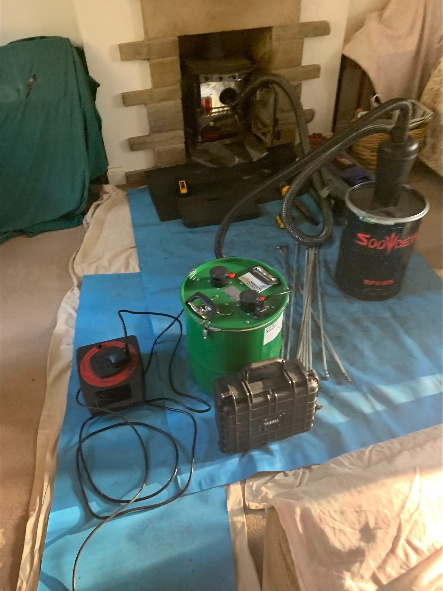 Sweeping woodburner in Capheaton