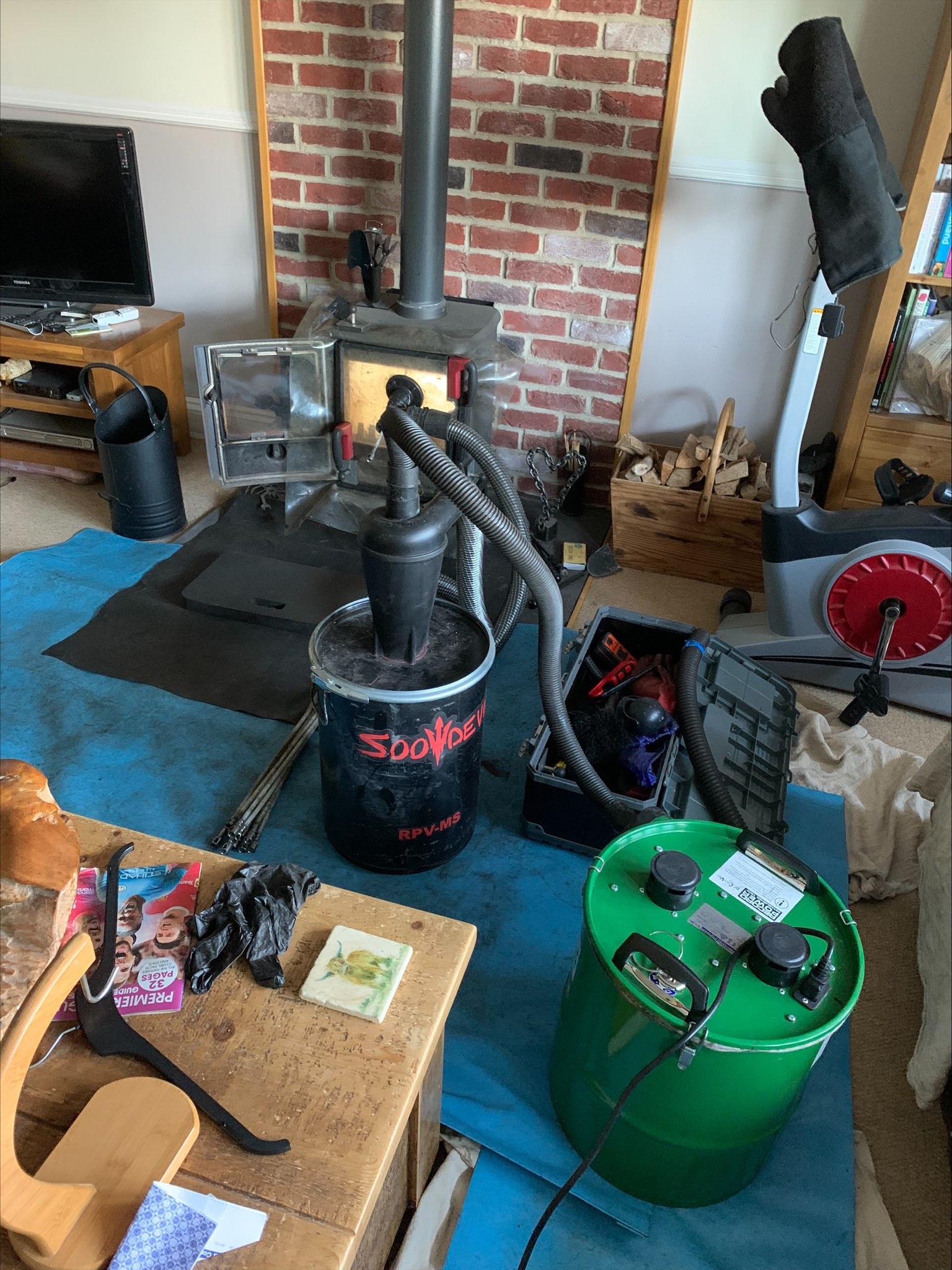 Sweeping woodburner in Matfen