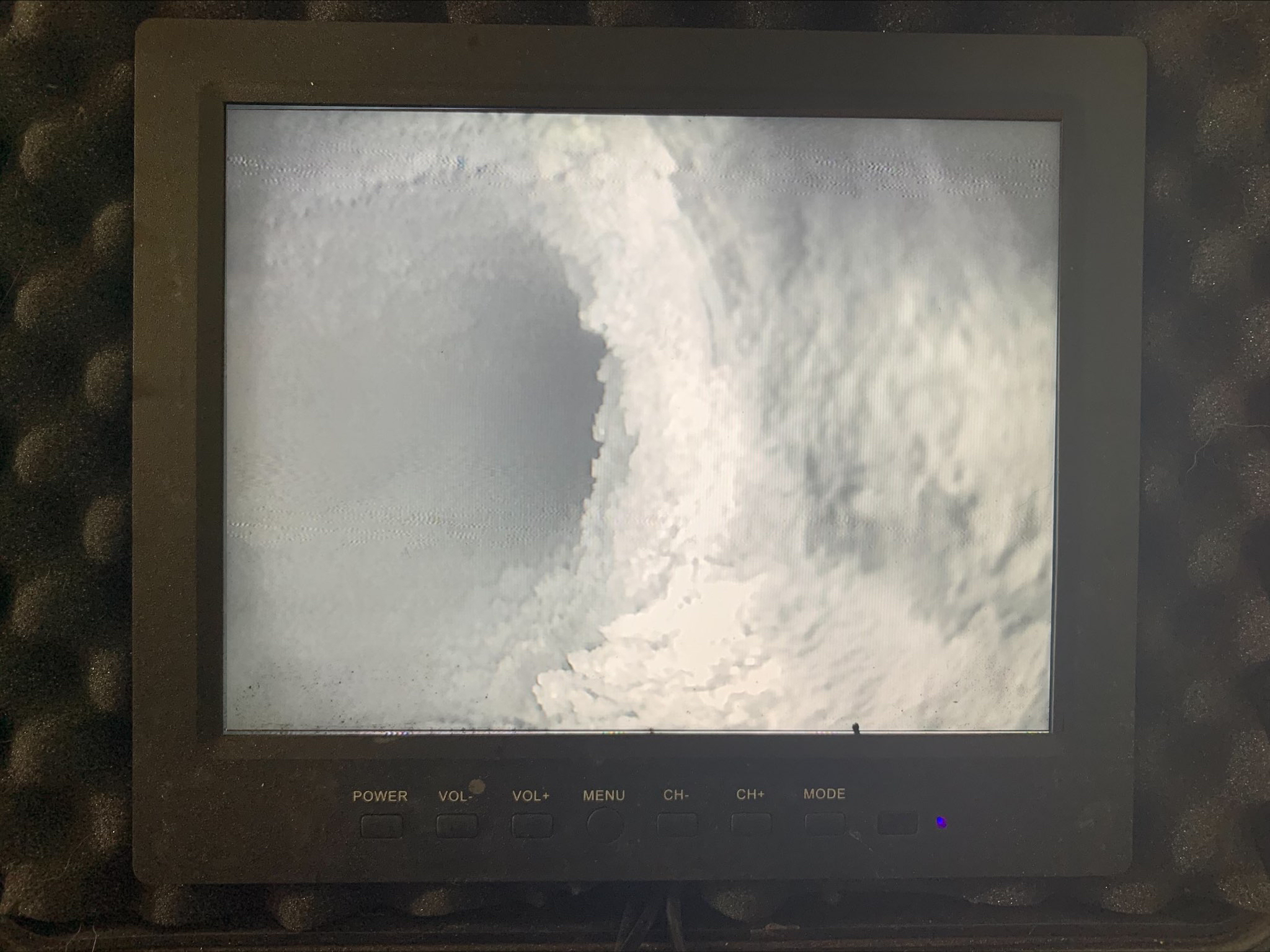 Cleaned chimney liner