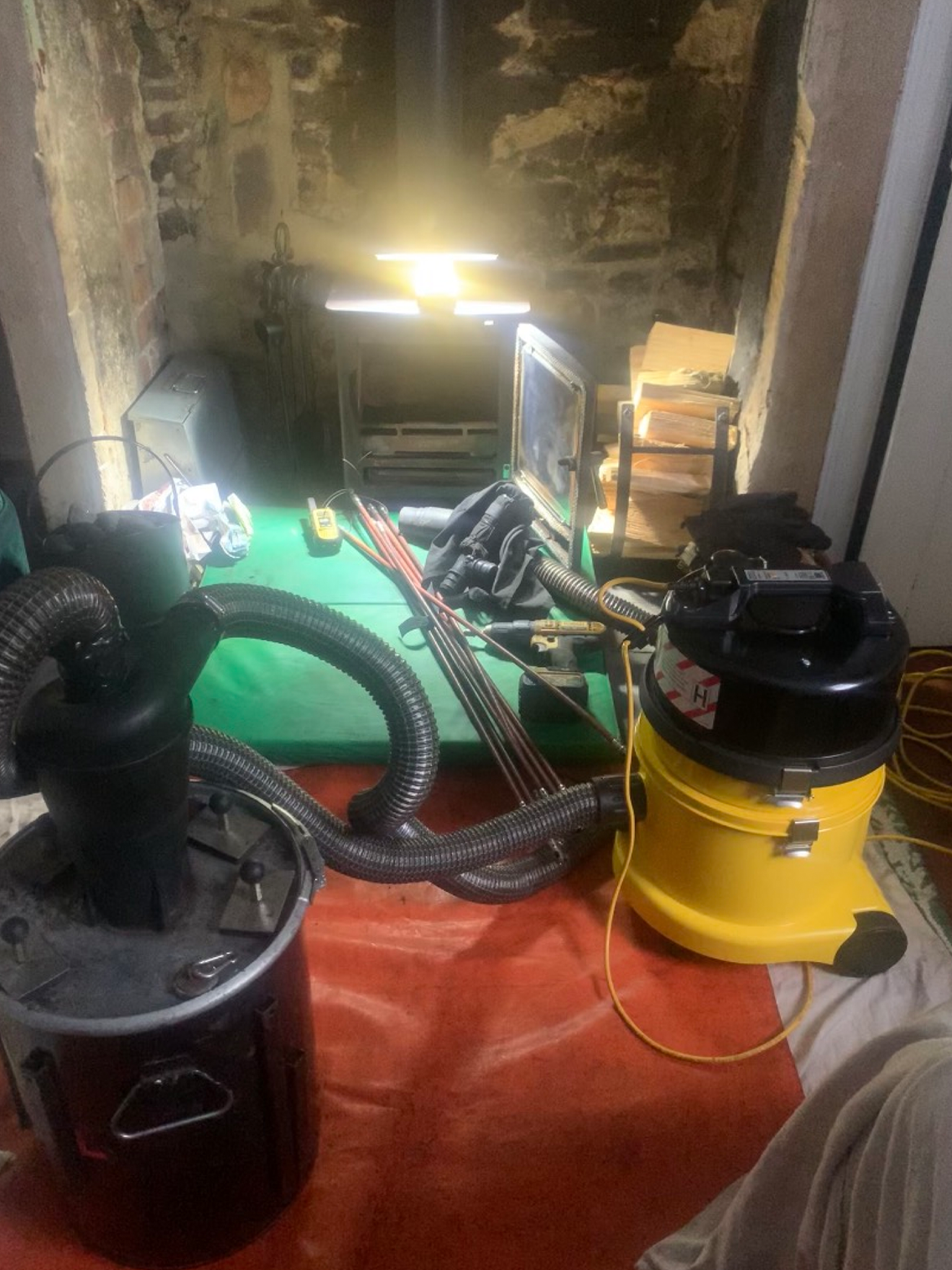 Sweeping stove in Hexham