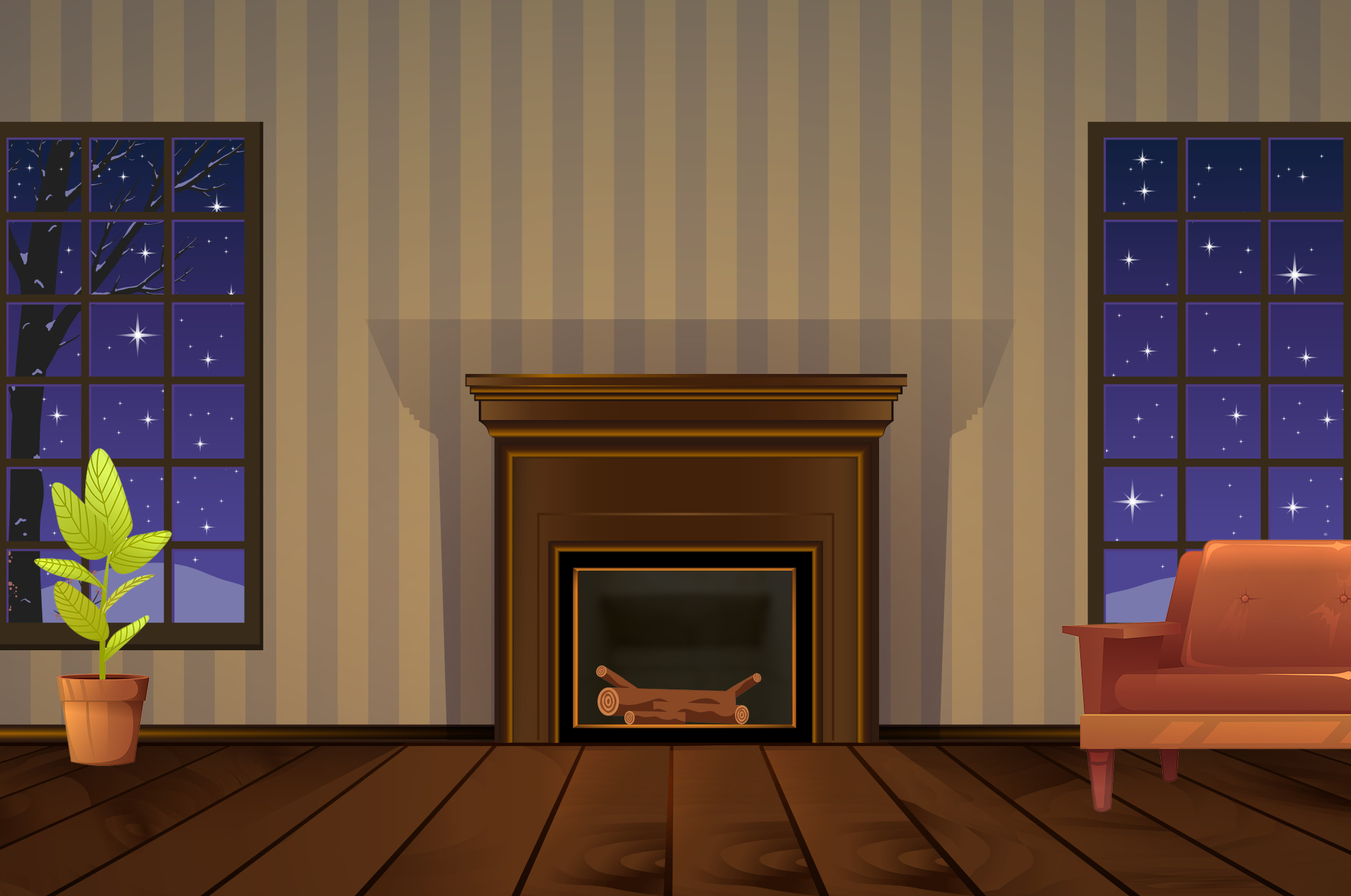 Clean fireplace ready for sweep