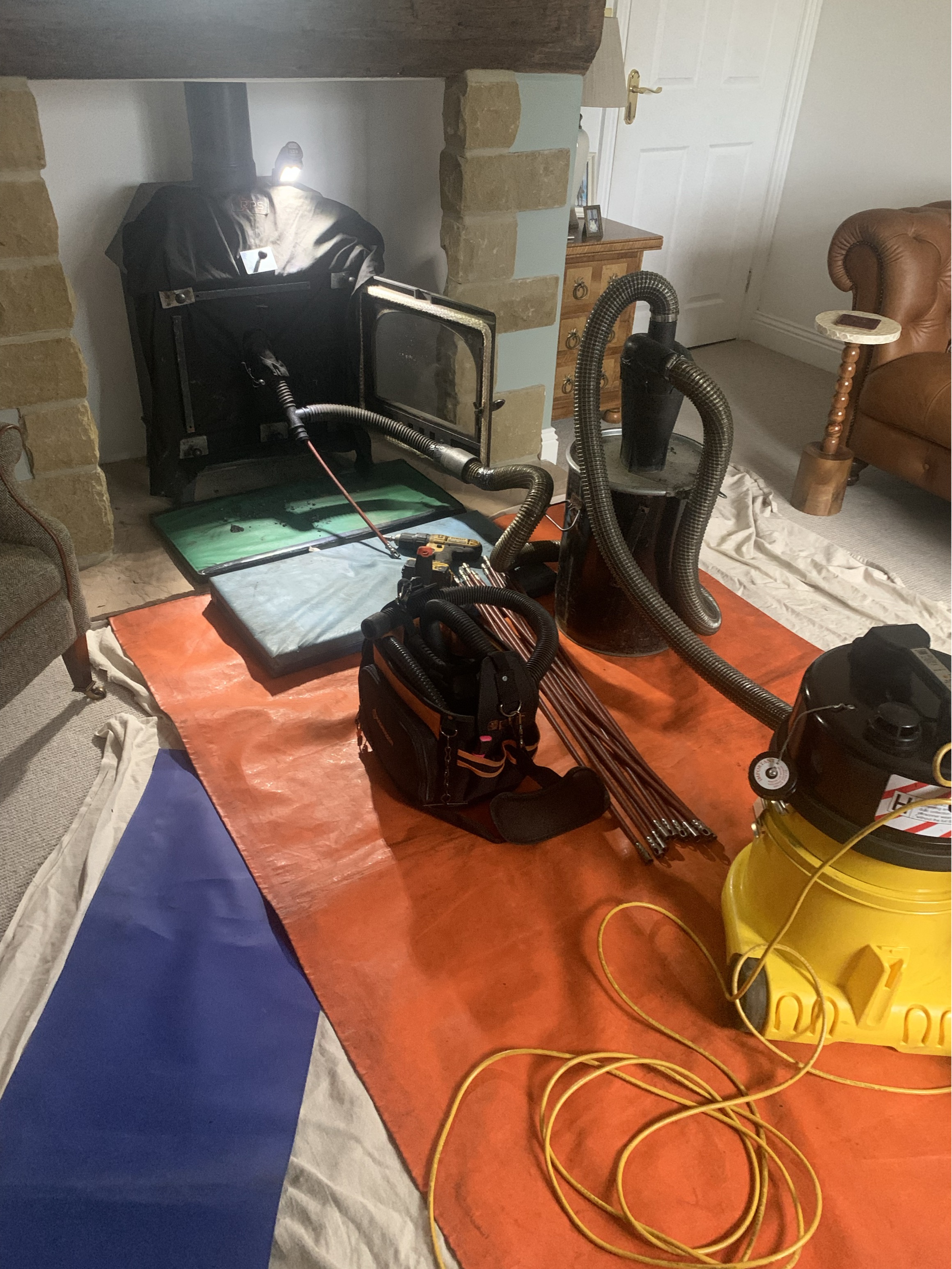 Sweeping stove in Hexham