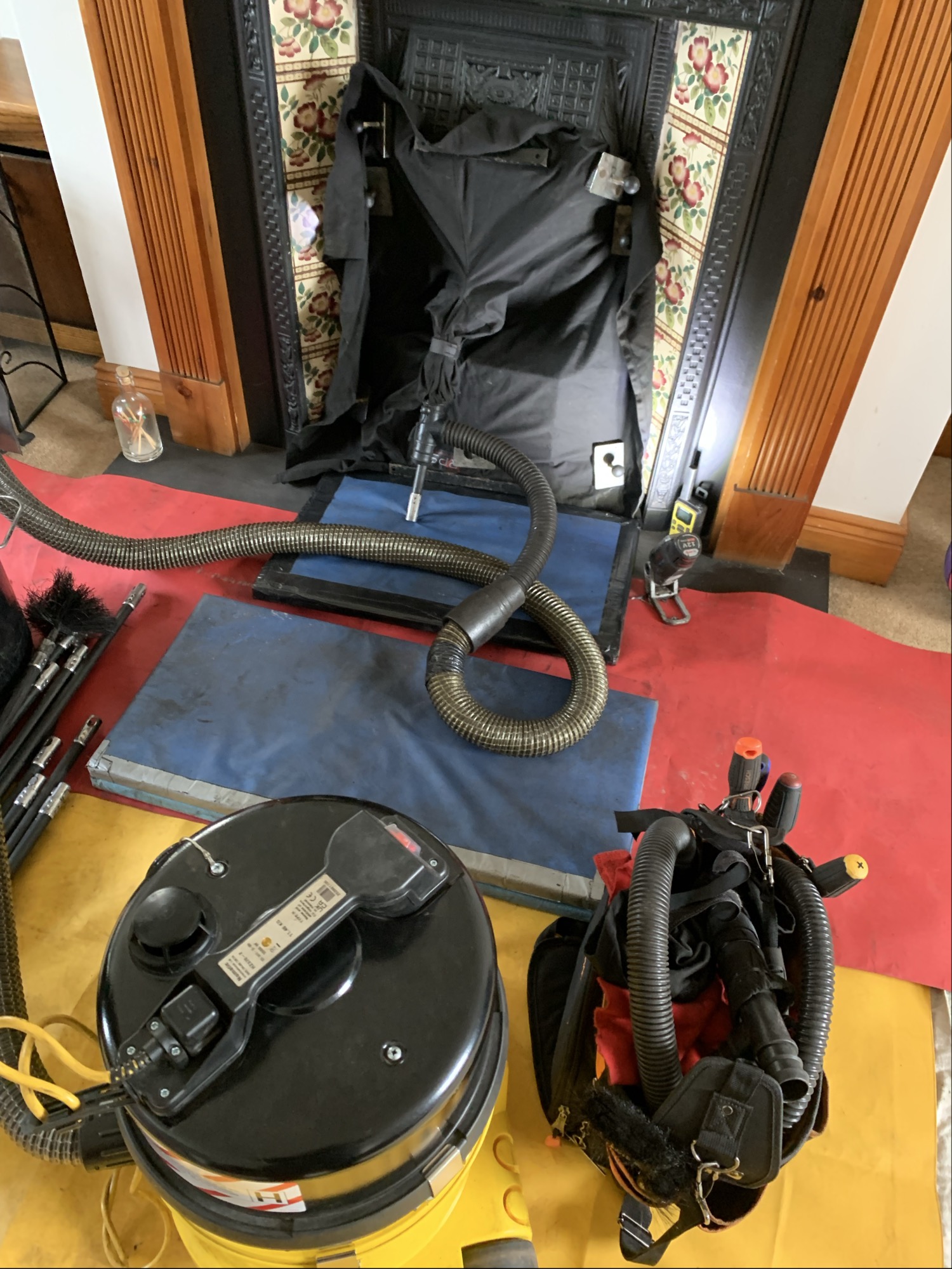 Sweeping lined fire in Hexham