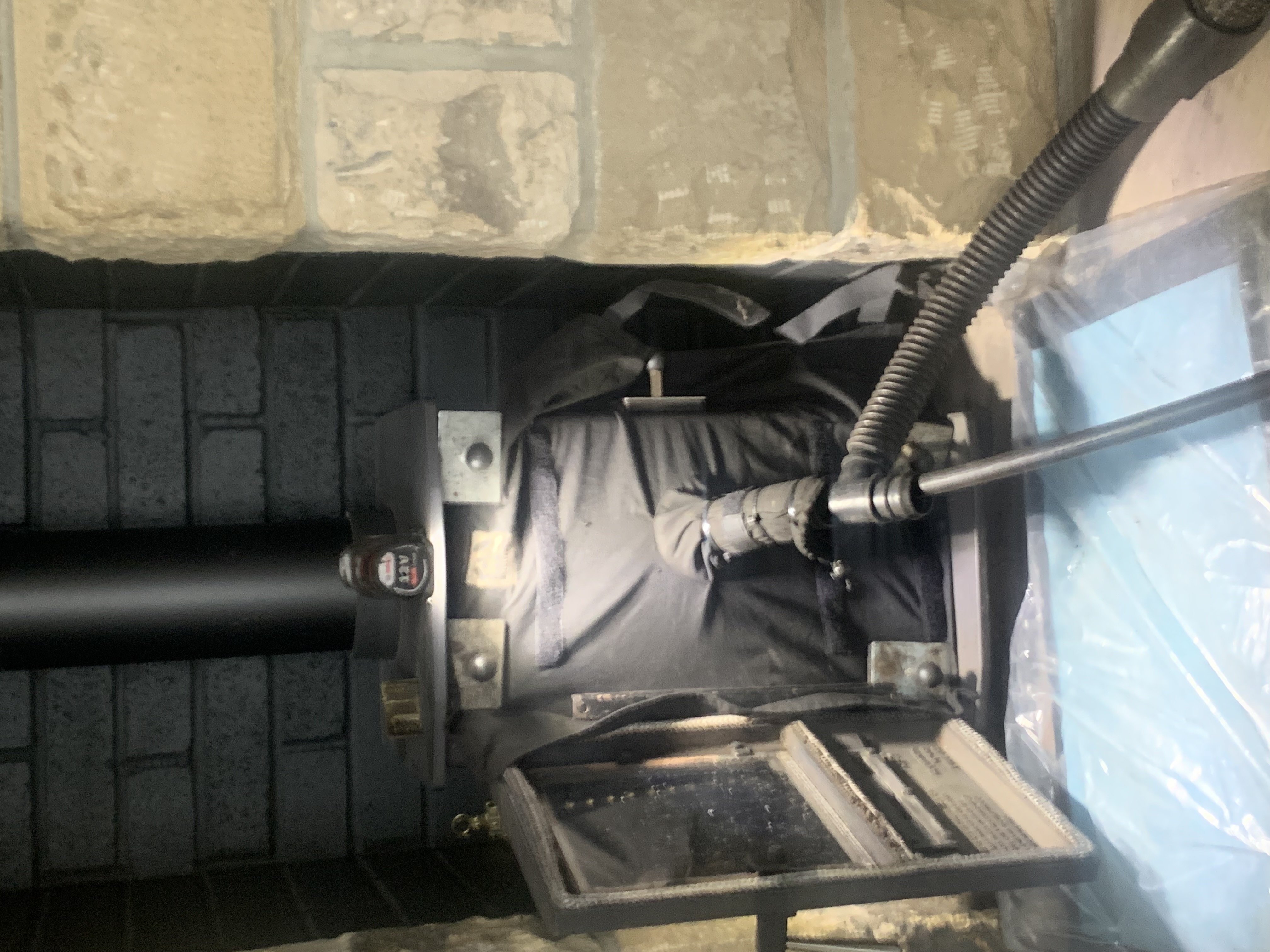 Sweeping lined stove in Hexham